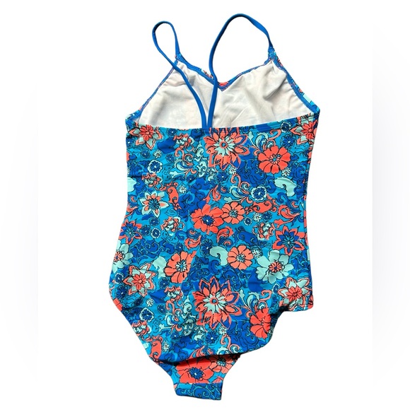 KANU SURF girls MELODY BEACH size 14 one piece cross back swimsuit NWT - Picture 3 of 3